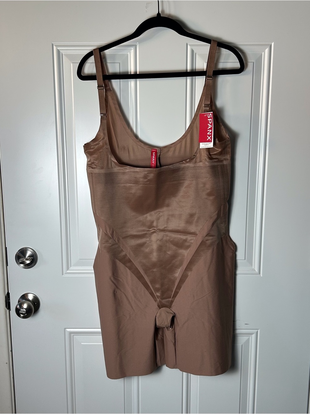 SPANX NWT Shapewear Supersculpt Transform Open Bust Mid Thigh Body Suit 2X